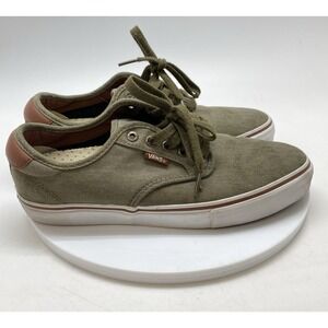 Vans Sneakers Chima Ferguson Pro Mens 9 Green Athletic Skater 721356 Shoes